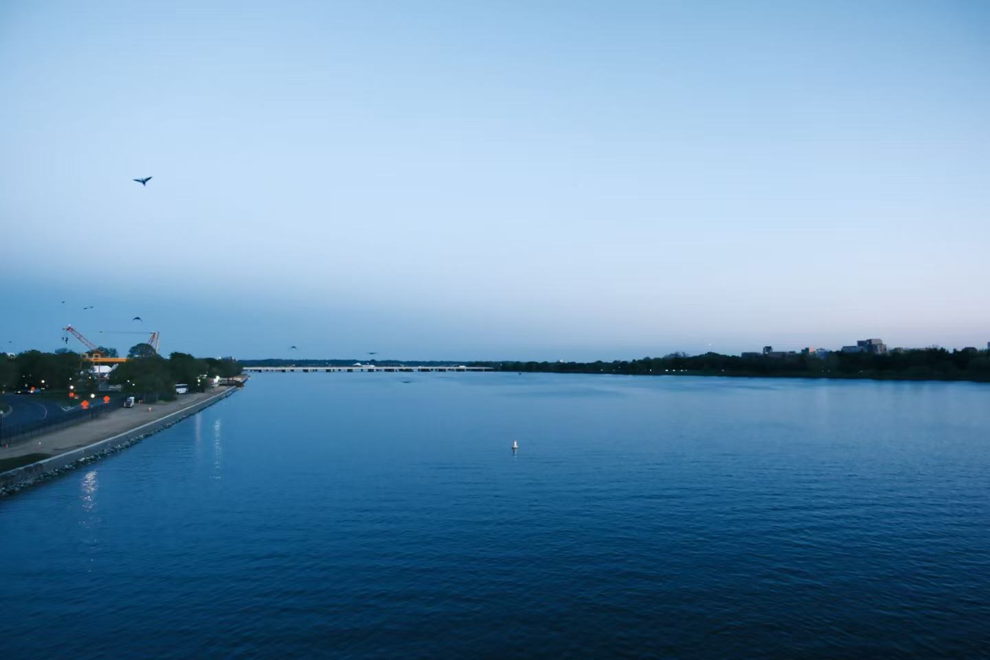 Potomac River Bridge between Virginia and Washington, DC